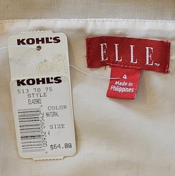 Elle Cream Shimmer Metallic Illusion Top Mini Dress Size 4 - Picture 7 of 11